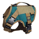 xs tactical dog harness arizona turquoise with nexus buckles
