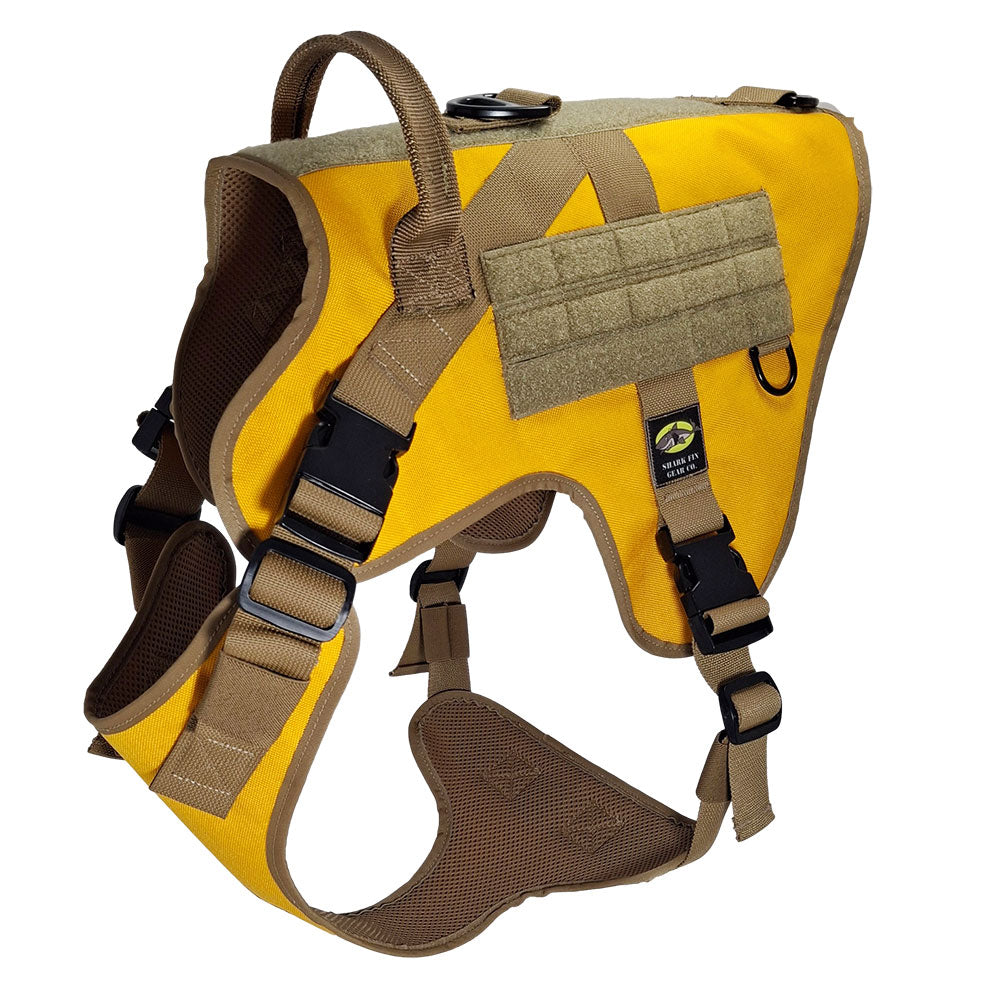 xxl orange tactical dog harness