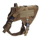 xxl tactical dog harness coyote brown with nexus buckles