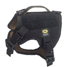xxs tactical dog harness black with nexus buckles