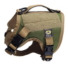 xxs tactical dog harness green with nexus buckles