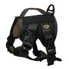 xxxs tactical dog harness black with nexus buckles