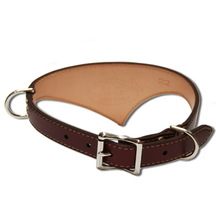 Shark Fin™ Collar, Trail Classic Style, Burgundy with Nickel Hardware