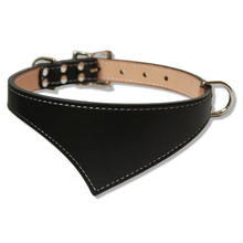 Shark Fin™ Collar,  Trail Classic Style, Black with Nickel Hardware