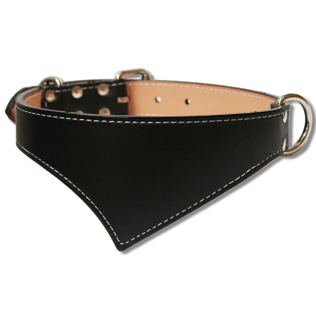 Shark Fin™ Collar, Trail Classic Style, Black with Nickel
