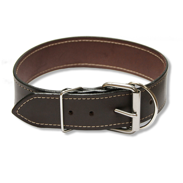 large dog leather collar urban classic 2 inch wide collar espresso dark brown