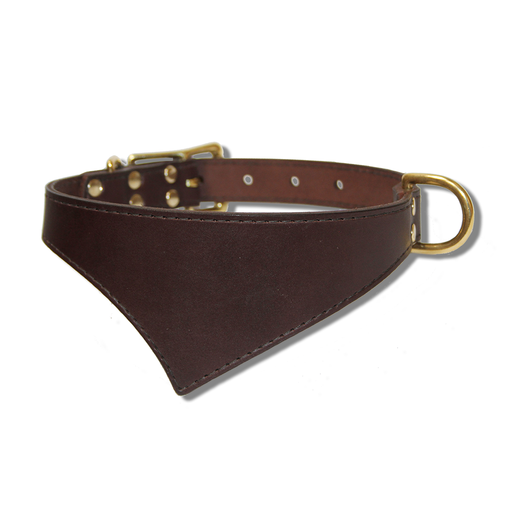shark fin collar urban classic style espresso brown with brass