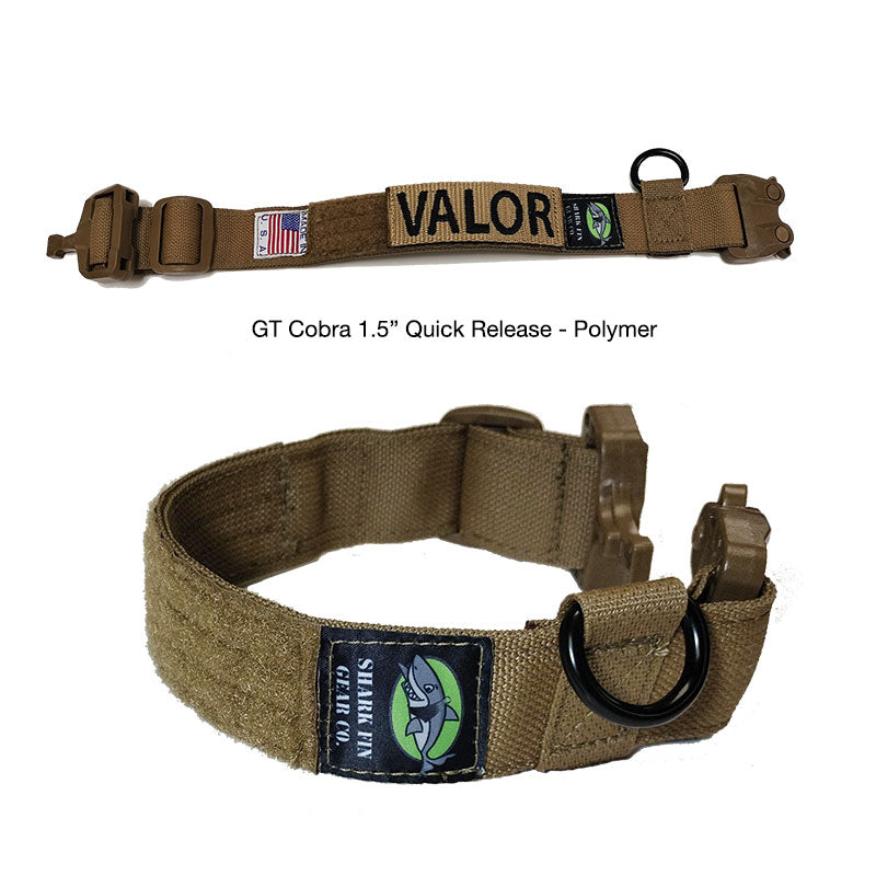 Tactical Dog Collar, Made In the USA 🇺🇸 – Shark Fin Gear Company